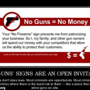 no guns no business